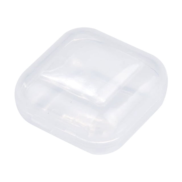 Pequeño almacenamiento plástico transparente 10 piezas joyería portátil Flip limpieza y organizadores