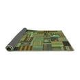 thumbnail image 2 of Ahgly Company Indoor Rectangle Patchwork Turquoise Blue Transitional Area Rugs, 2' x 5', 2 of 4