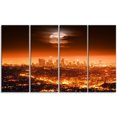 thumbnail image 2 of Dramatic Full Moon over Los Angeles - Cityscape Canvas Print, 2 of 3
