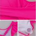 thumbnail image 6 of RMGVDSD Two Piece Girls Bathing Suit Ruched Tankini Swimsuits Tank Tops With High Waisted Bikini Bottoms Girls' Swimwear Holiday Summer Swimsuit 15-16 Years, 6 of 7