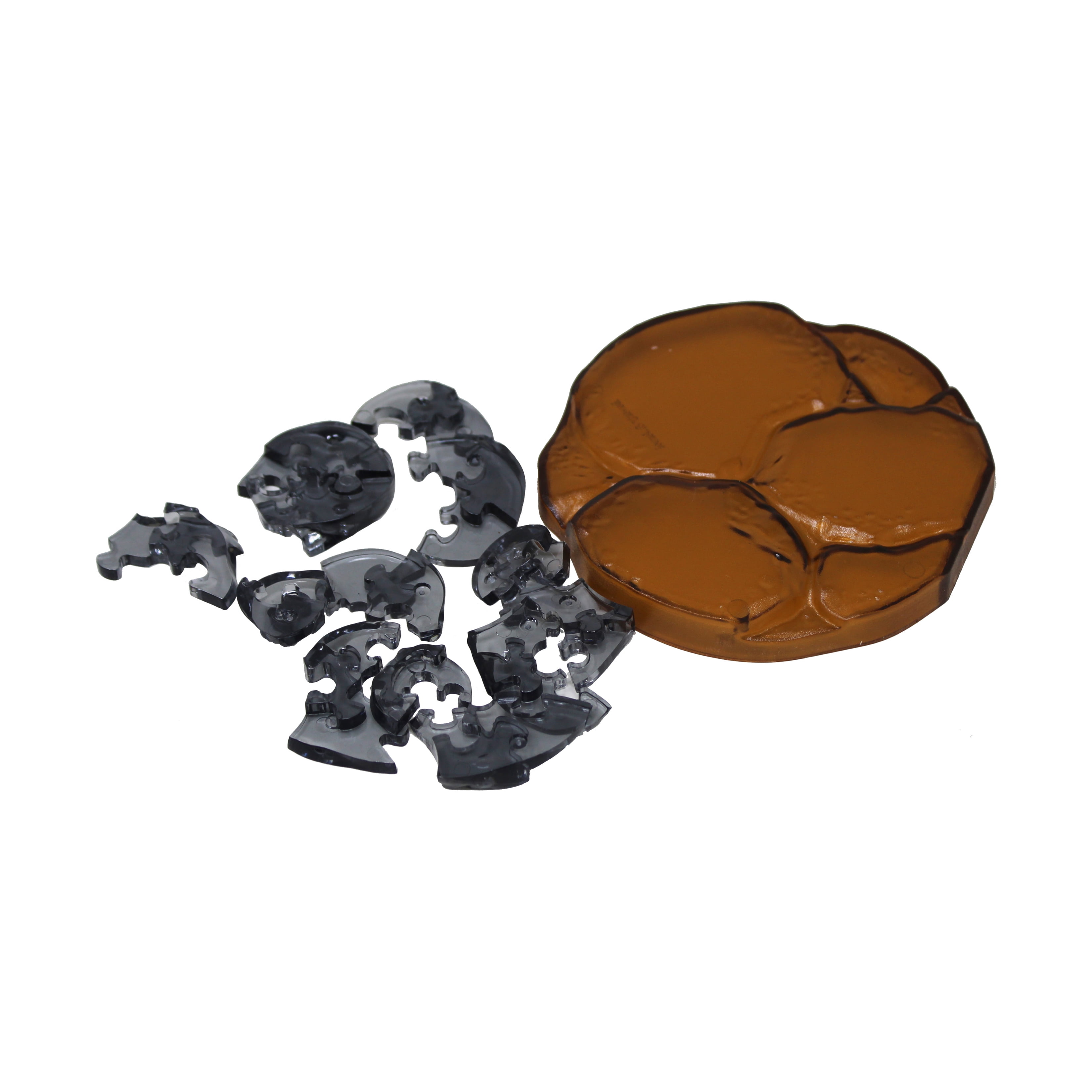 AreYouGame.com 3D Crystal Puzzle - Black Bear and Baby: 40 Pcs