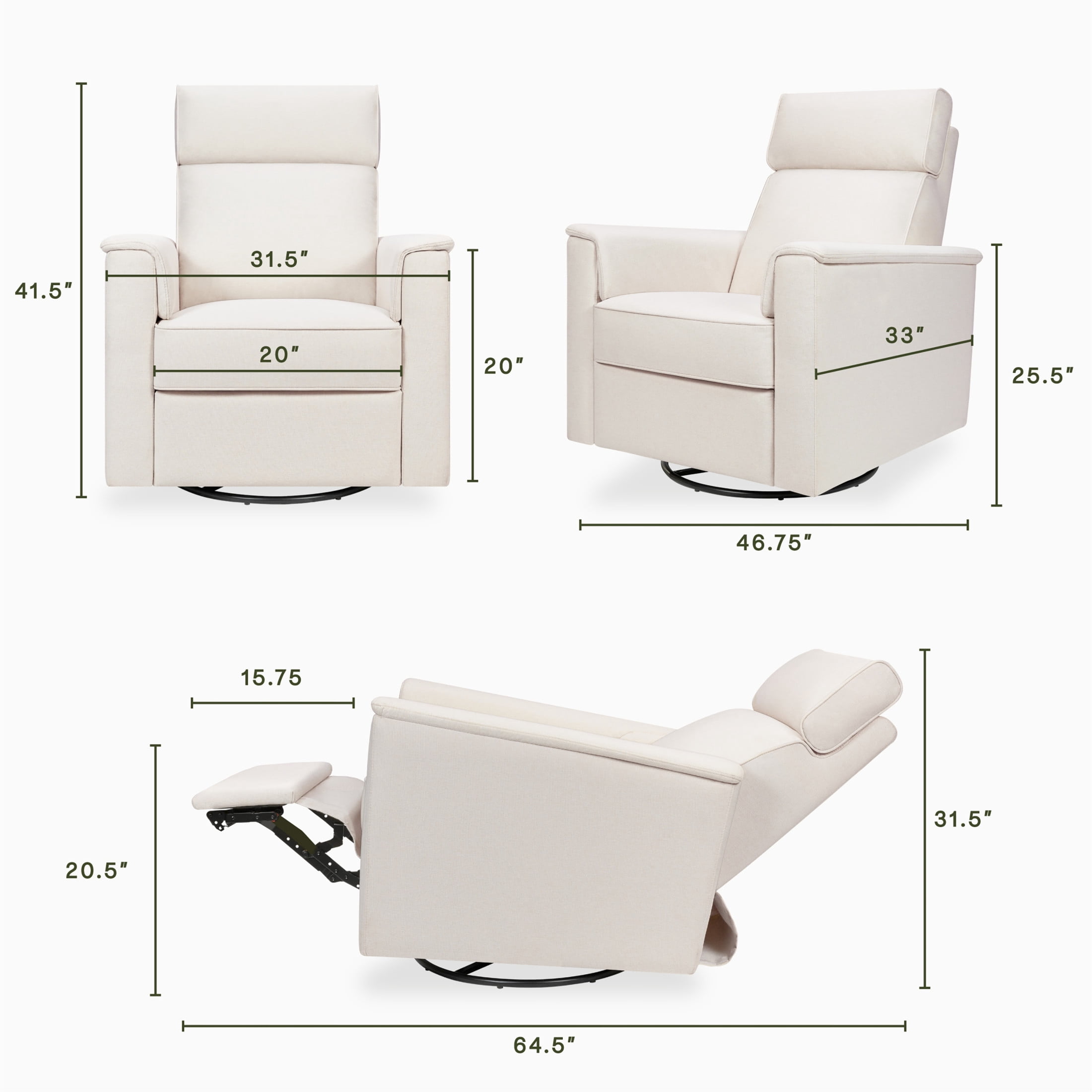 Namesake Willa Pro Power Recliner and Swivel Glider