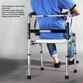 thumbnail image 3 of Folding Walker with , Slip Resistant Walker for Seniors Lightweight  for Bath, 3 of 7