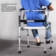 thumbnail image 3 of Andador Plegable Con Asiento, Aleación De Aluminio, Antideslizante, PVC, Brazos Suaves, Altura Ajustable, Andador Para Personas Mayores, Capacidad De Peso De 396,8 Lb Para, 3 of 7