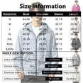 thumbnail image 4 of Sewkxo Mens Rain Jacket Lightweight Raincoat Waterproof with Hood Outdoor Windbreaker Jacket Travel Rain Jackets,White S, 4 of 7