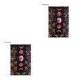 thumbnail image 4 of Wosthever Tapiz de pared Luna impreso alfombra colgante Fondo tela arte decoración tapices para alfombras de pared dormitorio decoración Bild 1 150*100 CM 2piezas, 4 of 6