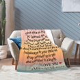 thumbnail image 3 of to My Wife Custom Name Blanket, Gifts for Wife Women from Husband, Personalized Throw Blankets for Couch Travel, Soft Present for Anniversary Wedding Birthday Valentines Christmas, 60"x50", 3 of 5