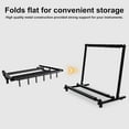thumbnail image 5 of AODSK 5 Multi Guitar Stand Rack with Folding Design,Multiple Guitars Stand,Portable Black Guitar Holder,Black Guitar Display Holder for Guitar & Bass,Studio & Home (Square-5 Holder), 5 of 8