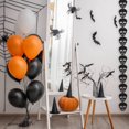 thumbnail image 4 of 2 decoración colgante de Halloween con calavera de murciélago, accesorios de fiesta de terror para habitación, jardín, terror, 4 of 5