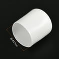 thumbnail image 3 of 15pcs Rubber End Caps 27mm ID Vinyl Round End Cap Cover Screw Thread Protectors White, 3 of 4