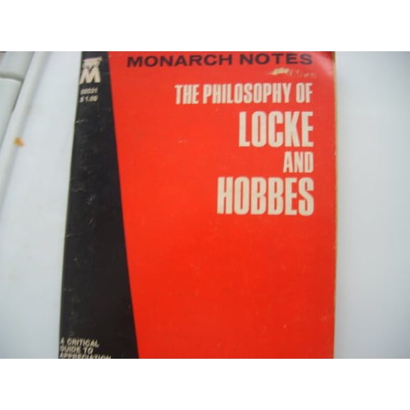 Pre-Owned Philosophy of Locke and Hobbe, 9780671005313, 0671005316, Paperback,