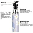 thumbnail image 3 of ALAZA Daisy Flowers Water Bottle Insulated Flask Stainless Steel Straw Lid 20 oz, 3 of 6