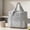 58#Gray, variant on Solid Color Insulated Lunch Bag, Thickened Food Storage Tote, Oil Proof Bento Pouch, Handheld Meal Sack, Reusable Organizer for Back to School, Campus Staff Daily Dining Needs