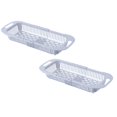 thumbnail image 1 of Oleegame 2PC Shower Soap Dish With Hook Household Retractable Vegetable Sink Drain Basket Kitchen Sink Drain Rack Gray, 1 of 9