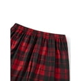 thumbnail image 5 of Jaweiwi Christmas Family Pajamas Matching Set, Long Sleeve Letters Print T-shirt with Plaid Pants Holiday Sleepwear Loungewear, 5 of 11