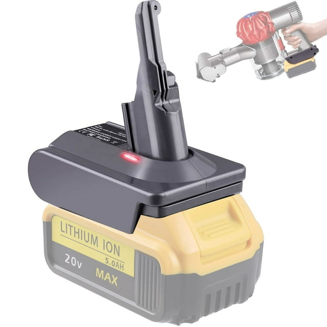 Adaptador JJXNDO V8 para batería Dewalt de 20 V para reemplazar Dyson V8