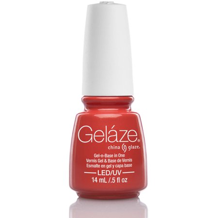 Gelaze Gel-N-Base Polish, Coral Star, 0.5 Fluid Ounce