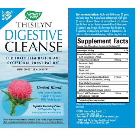 Nature's Way Thisilyn Digestive Cleanse -- 90 Vcaps