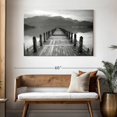thumbnail image 3 of Elephant Stock Lake Pier I Wall Art - Horizontal Canvas Wall Art - Living Room Wall Decor - Nautical Canvas - Black And Gray Decor By Photoinc Studio - 48" x 32", 3 of 8