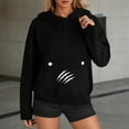 thumbnail image 5 of Cutuoiiu Oversized Sweatshirt for Women Fashion Printed Long Sleeve Hoodie with Pockets Gifts, 5 of 7