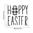 thumbnail image 3 of Ohufall Easter Pillowcase With Hidden Zipper Perfect For Easter Home Decorations Easter Office Decor And Family Spring Holiday Gift, 3 of 6