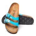 thumbnail image 2 of Birkenstock Unisex Ibiza, Lack Scuba Blue, 43 EU, Narrow, 2 of 3