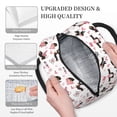 thumbnail image 3 of Fotbe Dachshund Dog Puppy Pattern Lunch Bag, Insulated Lunch Box, Small Leakproof Cooler Food Lunch Containers Reusable High Capacity Lunch Tote Bags for Work, Travel, Outdoor, 3 of 6