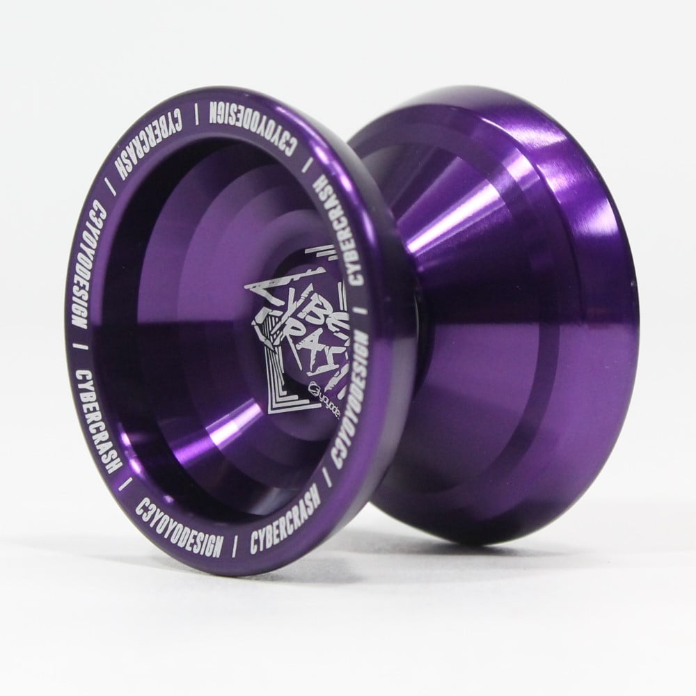 C3yoyodesign Cyber Crash Yo-Yo - High Performance Aluminum Monometal