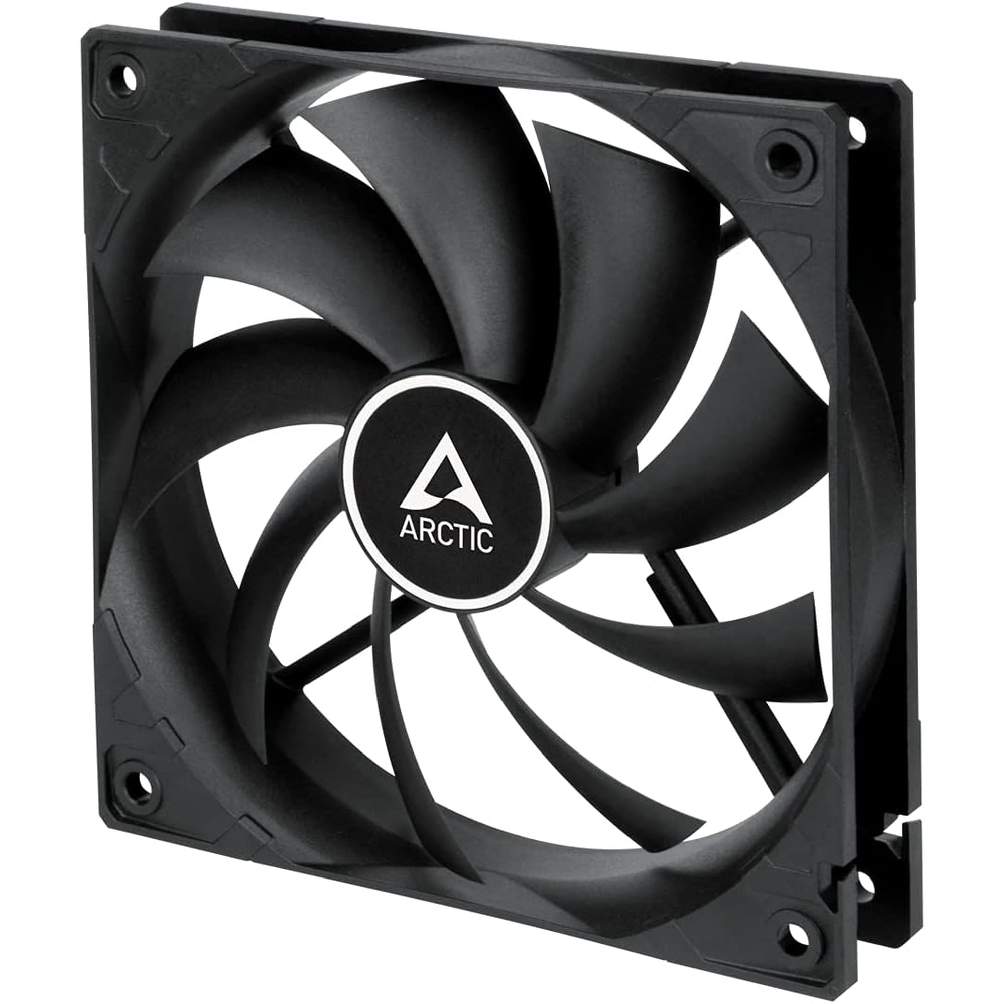 Arctic F12-120 mm Case Fan, Computer, with Quiet Motor, Black