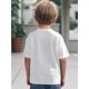 thumbnail image 3 of 4th of July Patriotic Youngsters T-Shirt - Red White & Blue Cousin Crew Graphic with American Flag Fashion Glasses Design, Short Sleeve Round Neck Casual Street Tee for Boys & Girls, 3 of 6