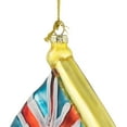 thumbnail image 5 of Northlight 3.5" Union Jack Flag Glass Christmas Ornament, 5 of 5