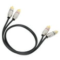 thumbnail image 1 of Cable de audio 2RCA macho Bling Bling PVC suave y doble blindaje, 1 of 12