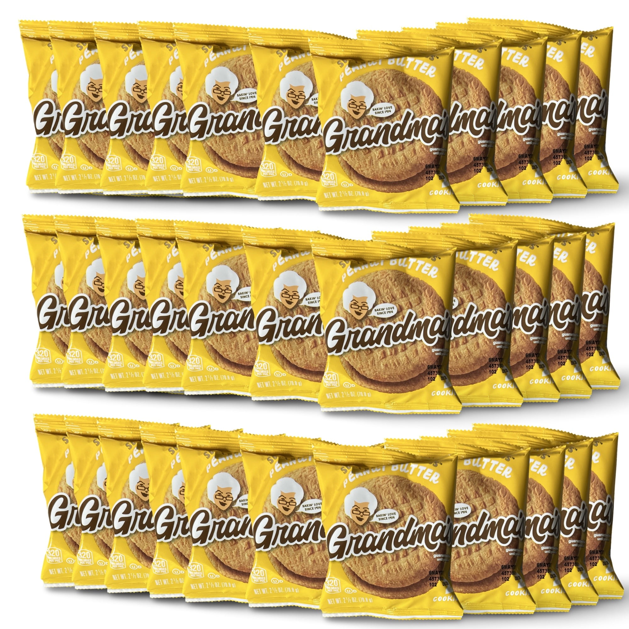 Big Cookie, Grandma's Peanut Butter Cookies, 66 Total Cookies, 33