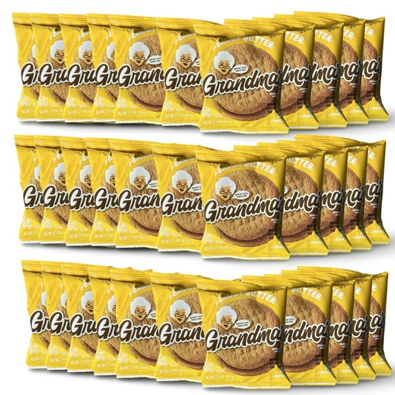 Grandma's Peanut Butter Cookies - 33 pks - Total 66 Cookies