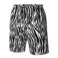 thumbnail image 4 of Fotbe Zebra Trajes de Baño Estampados para Hombre, Shorts de Verano de Secado Rápido, Ropa de Playa, Bañadores-Medium, 4 of 6