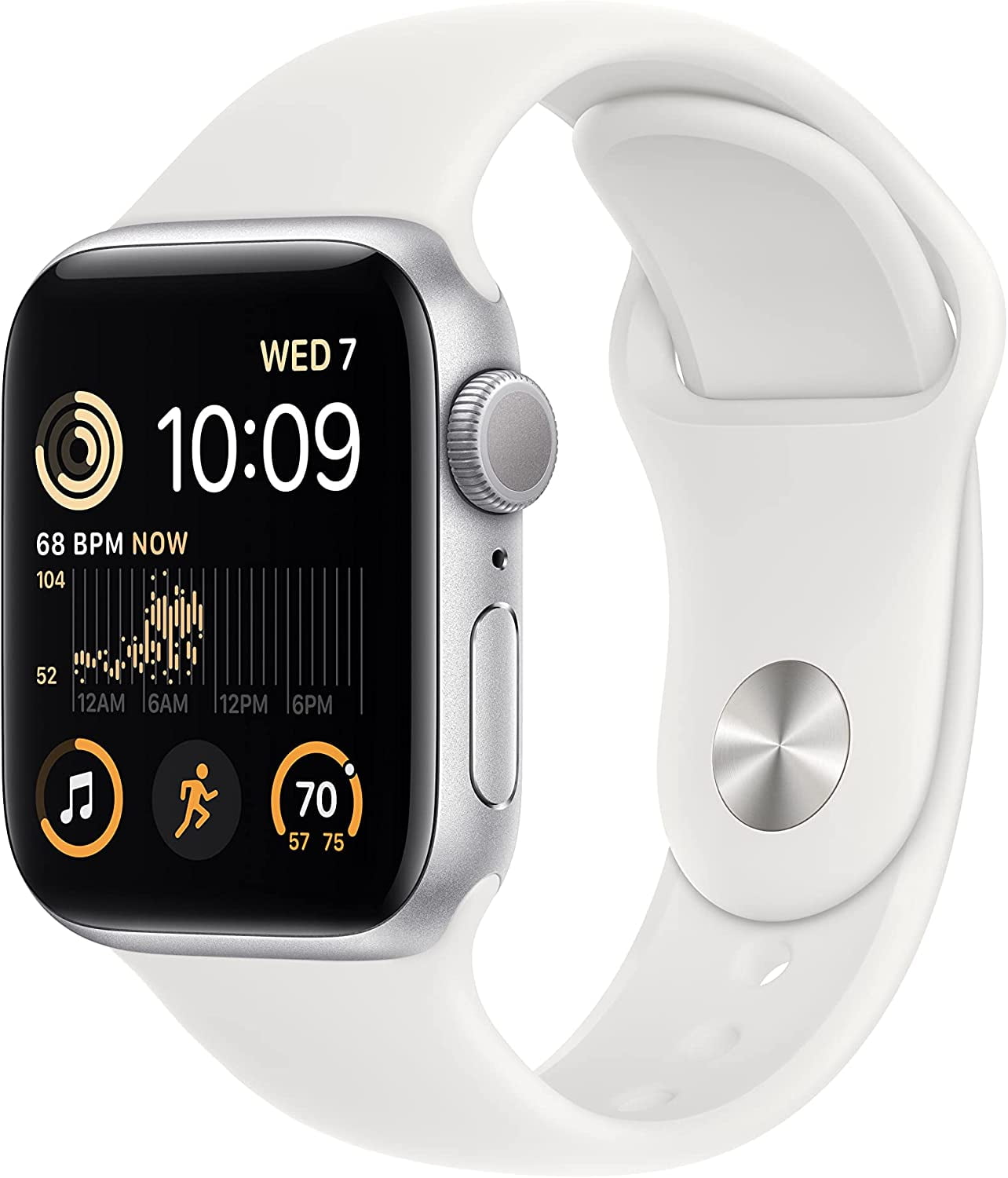 Apple Watch SE 2nd Gen, GPS, 40mm, Silver Case, White Band, M/L, Swimproof, Fitness+ - Walmart.com Apple Watch SE 2nd Gen, GPS, 40mm, Silver Case, White Band, M/L, Swimproof, Fitness+ - Walmart.com
