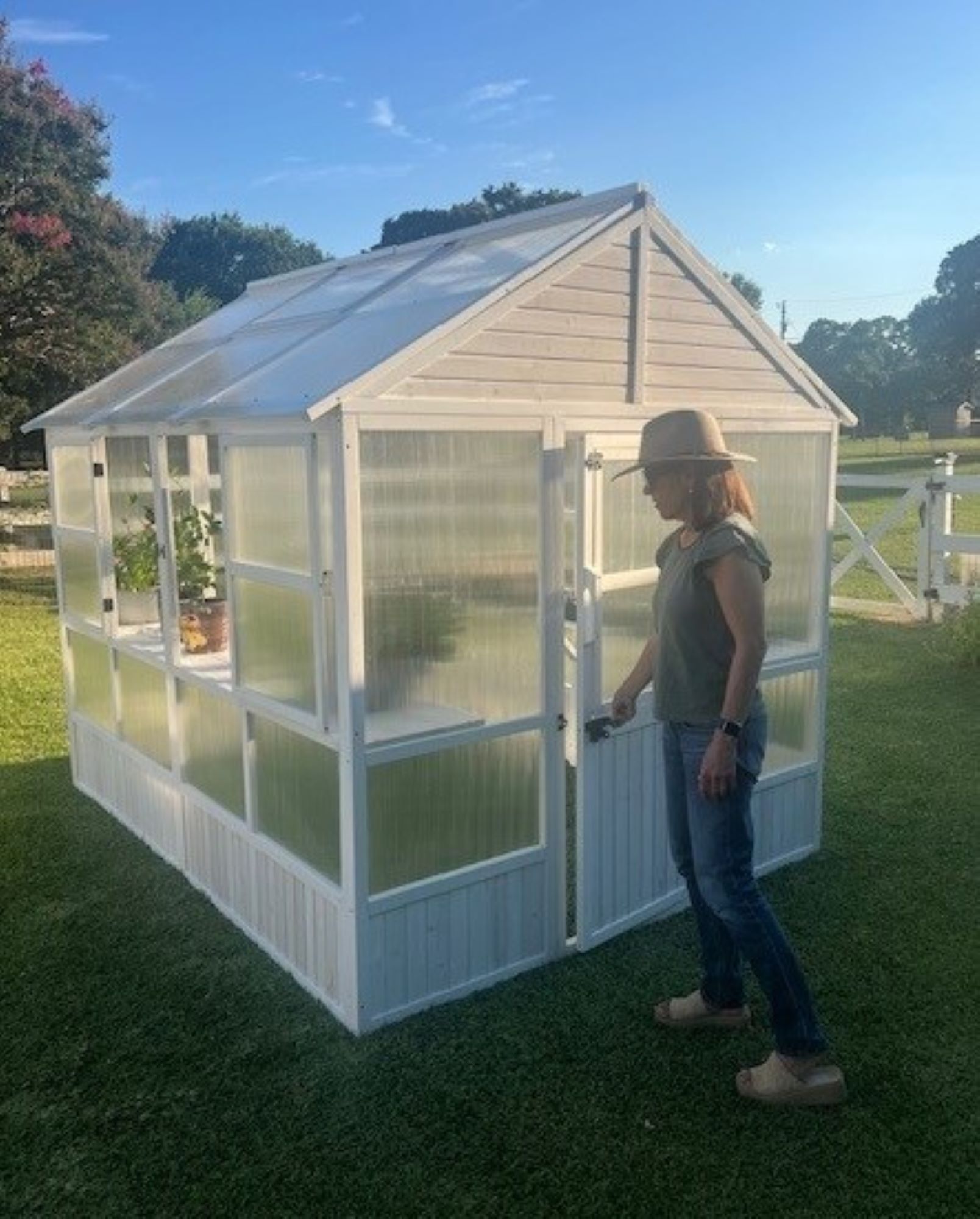 Zylina XL Hobby Greenhouse...Perfect for The Backyard Gardener - Dimensions: 103"x78"89