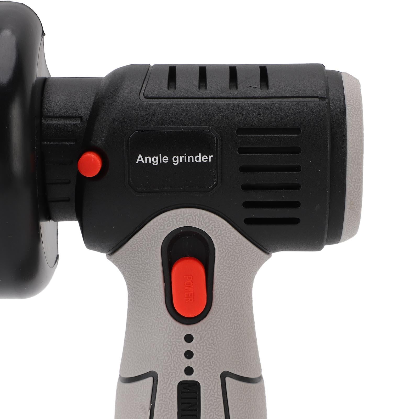Yajisi 19,500 RPM Cordless Angle Grinder, 12V 1500 mAh Dual Batteries, Lightweight 6.3″×10.6″, Protective Shield, Ergonomic Handle