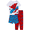 Spiderman, variant on Character Toddler Top, Pants and Shorts Pajama Set, 3-Piece, Sizes 12M-5T