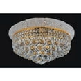 thumbnail image 3 of CWI Lighting Empire 8 Light Transitional Metal Flush Mount in Gold, 3 of 4
