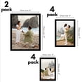 thumbnail image 3 of Americanflat 8x10, 5x7, 4x6 Picture Frame with Shatter-Resistant Glass 10 Pack Frames Gallery Wall - Black, 3 of 8