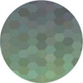 thumbnail image 1 of Ahgly Company Indoor Round Patterned Carbon Gray Area Rugs, 7' Round, 1 of 1