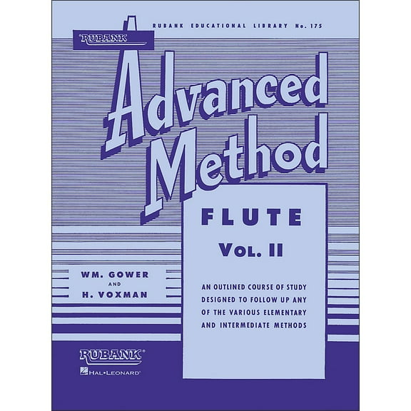 Hal Leonard Rubank Advanced Method for Flute Volume 2