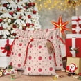 thumbnail image 6 of KLL Strawberry for Christmas Gift Bag,Holiday Bags for Gifts Christmas Bags & Drawstring Gift Pouch Reusable Holiday Gift Bags & Party Favor Bags (1 PCS)-Small, 6 of 9