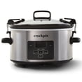 thumbnail image 1 of Crockpot Olla de Cocción Lenta Cook & Carry Programable de 4 Cuartos, Acero Inoxidable, 1 of 5