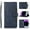 Darkblue, variant on for Samsung Galaxy S26 Edge Phone Case, Wallet RFID Blocking 8 Card Slots Holder & 1 Cash Pocket & 1 Outer Pouch,Wrist Strap,Shockproof Premium PU Leather Magnetic Flip Kickstand Cover,Orange
