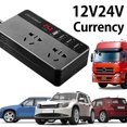 thumbnail image 3 of Muyoka Inversor de corriente para coche Convertidor de 12 V/24 V CC a 230 V CA con 4 puertos USB (6.2A y QC3.0) Muyoka Hogar, 3 of 7