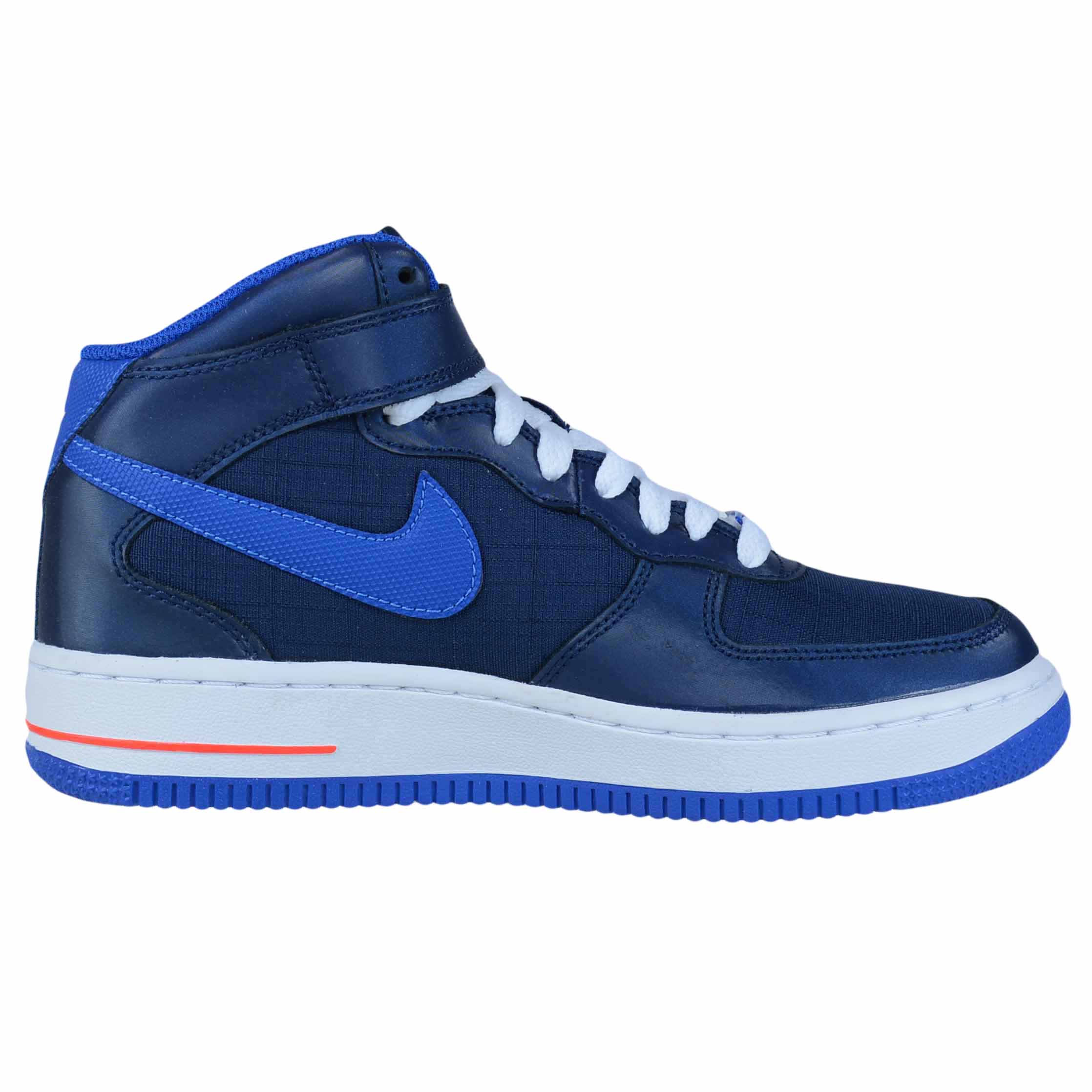 navy blue air force 1 mid