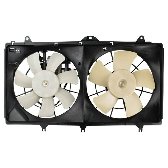 TRQ Engine Coolant Radiator Cooling Fan Assembly Direct Fit for Chevy Caprice RFA89281
