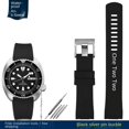 thumbnail image 3 of Correa de goma curvada de 22 mm para reloj SEIKO PROSPEX Cola Ring SRPA21J1 SRPE99K1SRP777J SRPC91J1/25J1 Pulsera para hombre, 3 of 5